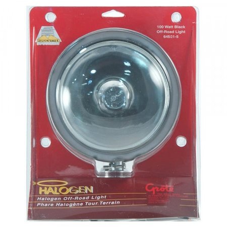 Grote Chrome- Round Off-Road Lamp- Retail Pack, 64501-5 64501-5